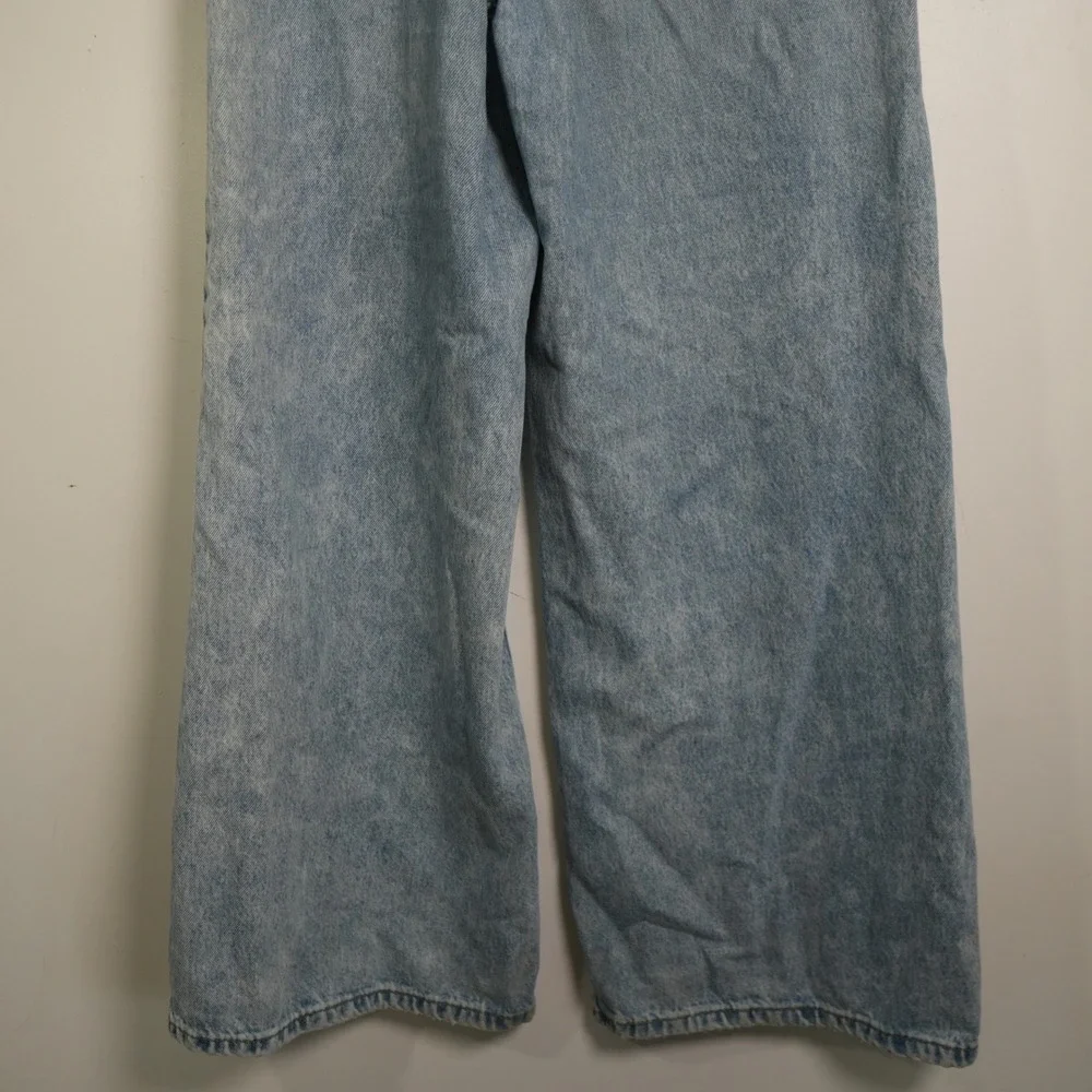 Levi's '94 Baggy Wide Leg Jeans Women 28 Light Wash Blue Denim Mid Rise Retro - Picture 7 of 10